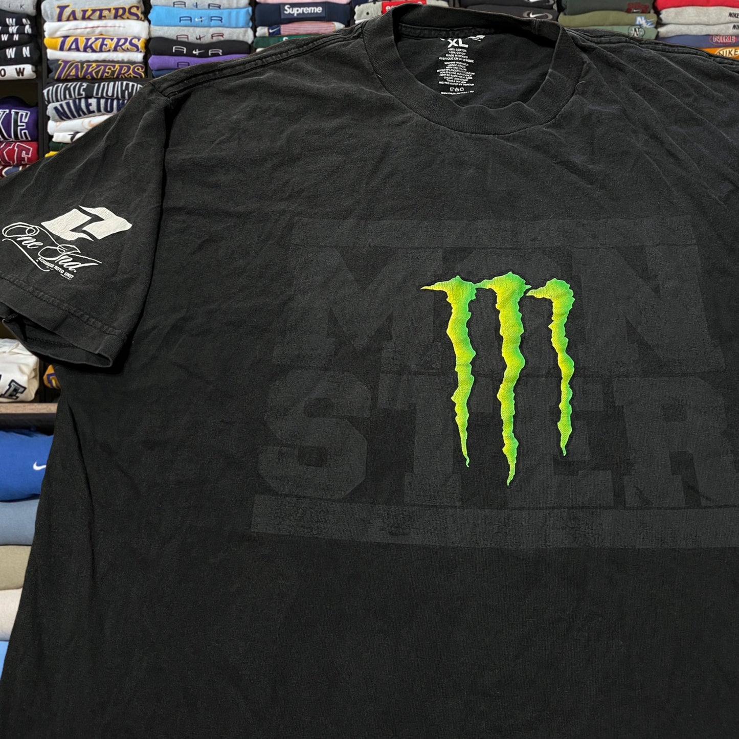 Skater monster energy drink shirt