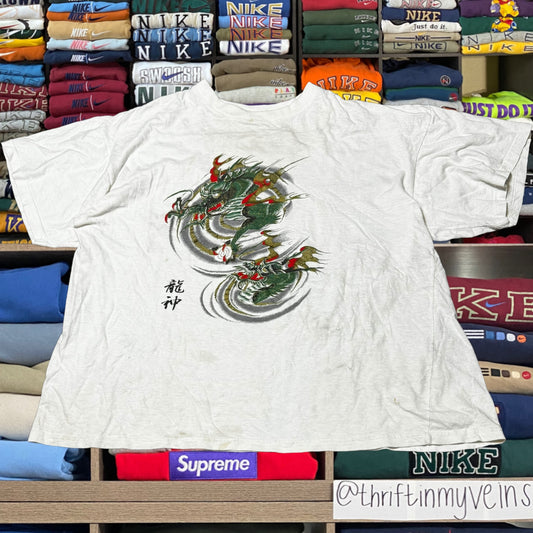 90s dragon shirt skater