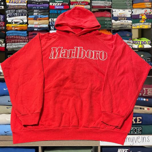 90s Marlboro red hoodie