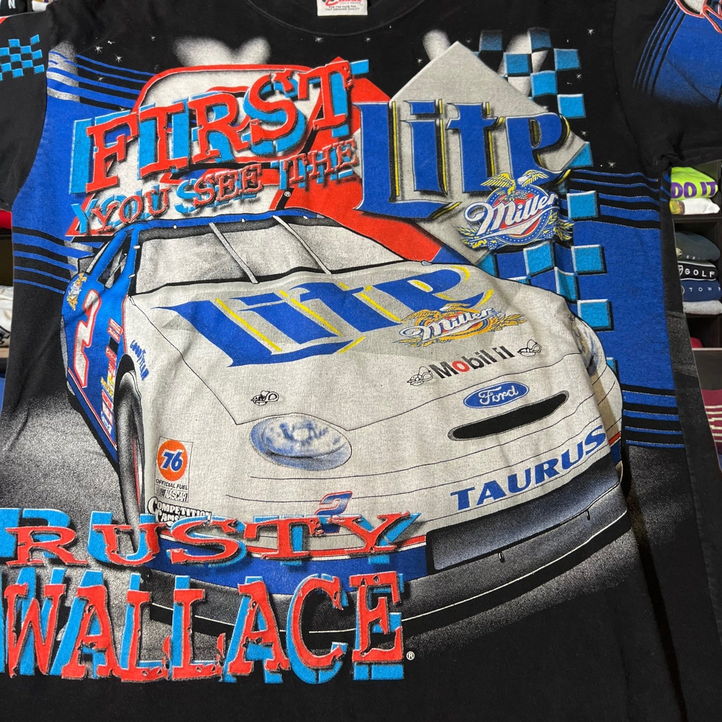 90s nascar all over print shirt