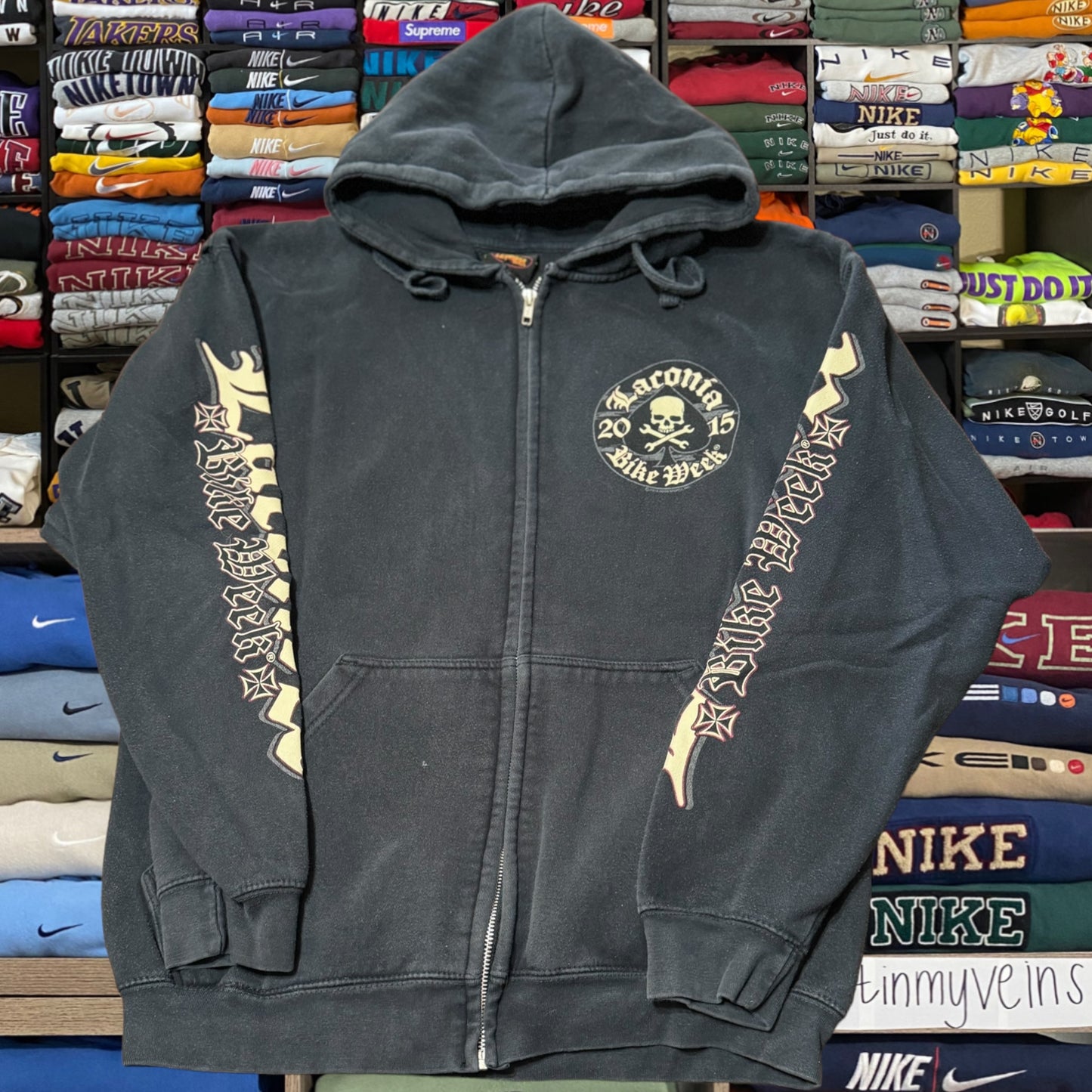 Y2K Laconia biker motorcycle hoodie