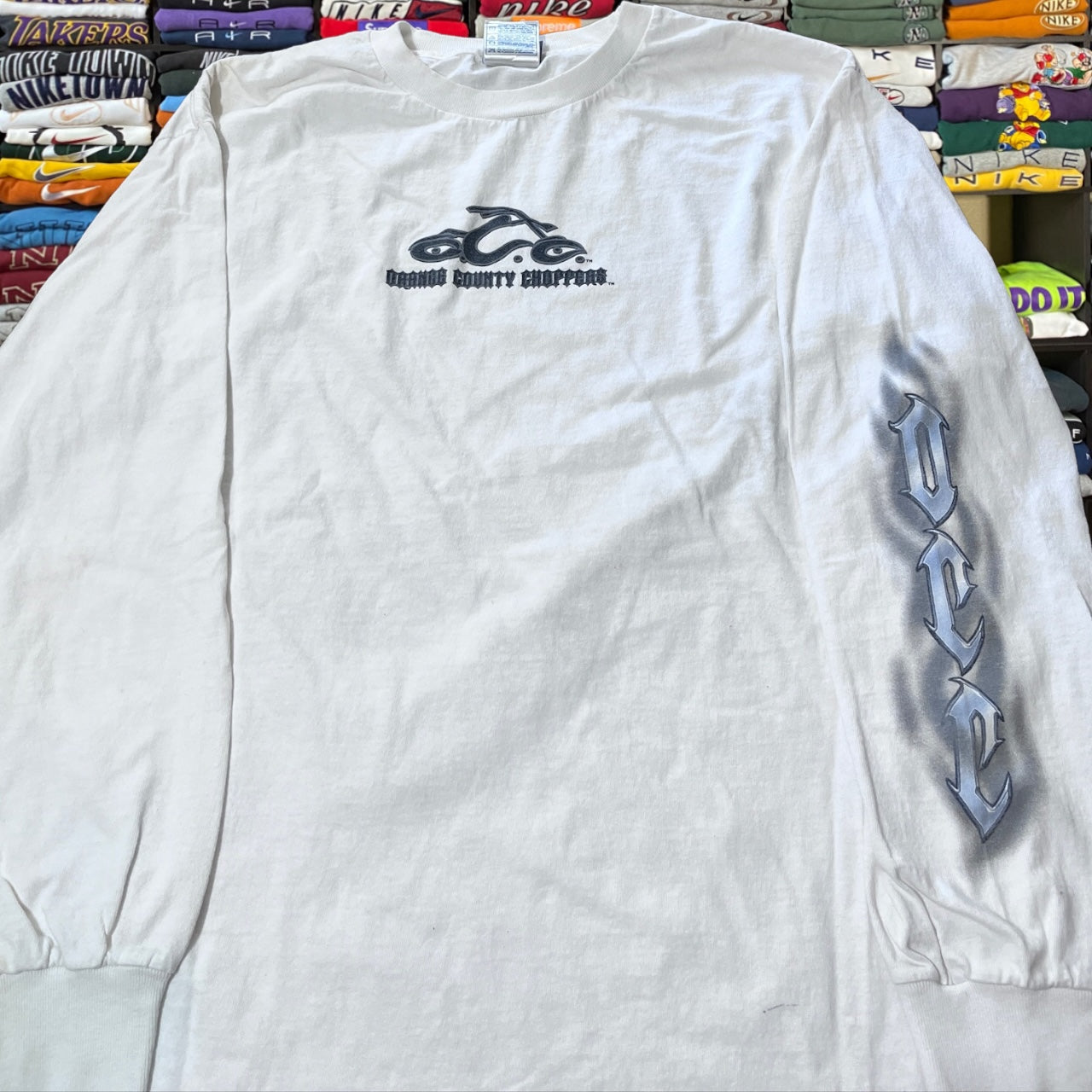 Y2K Orange County choppers biker shirt