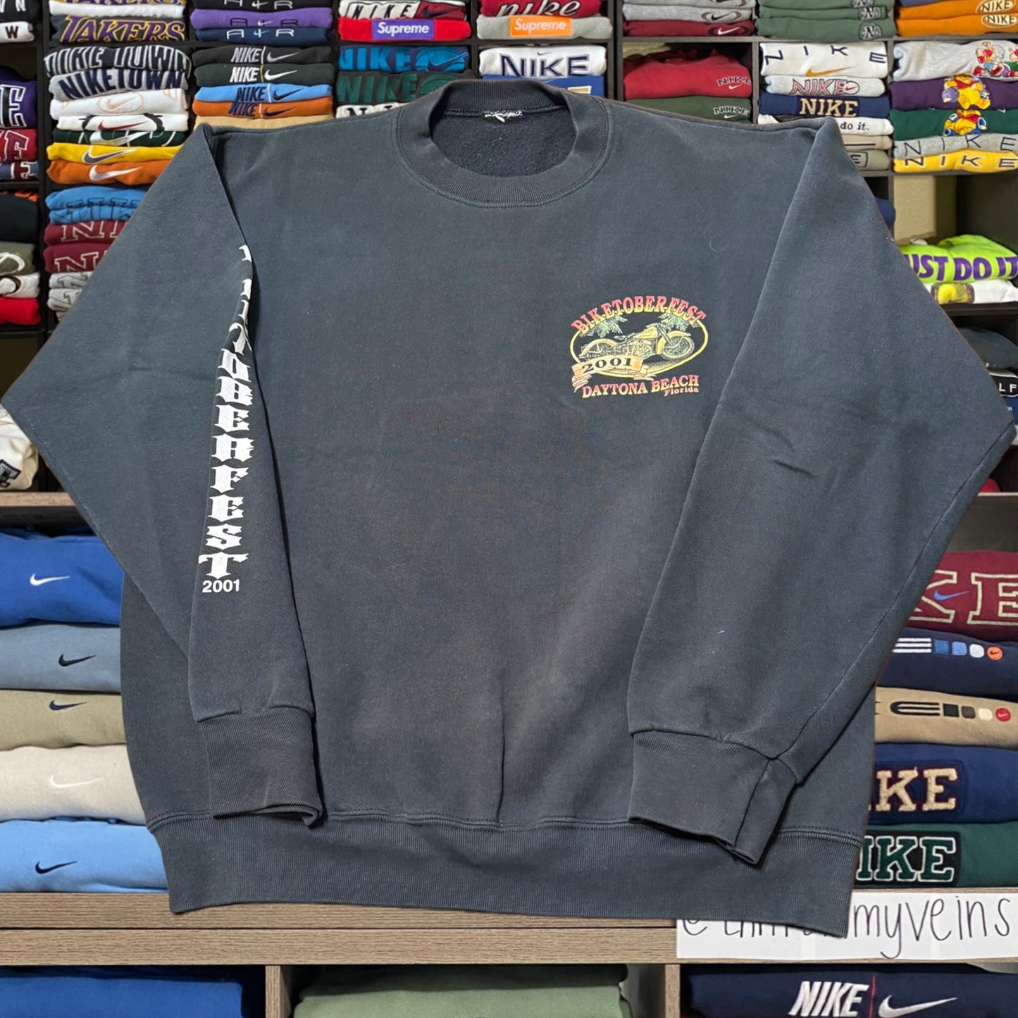 Y2K biker motorcycle sweater