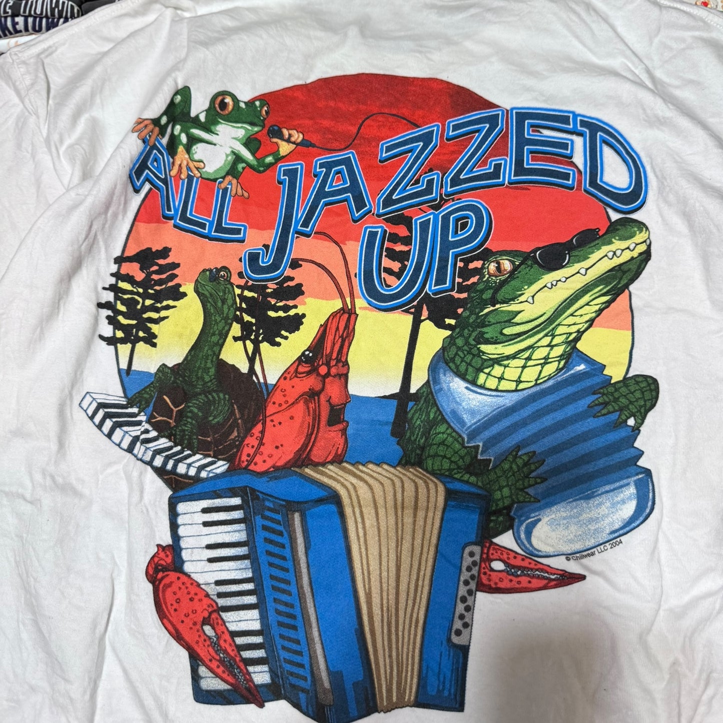 Y2K jazz alligator shirt