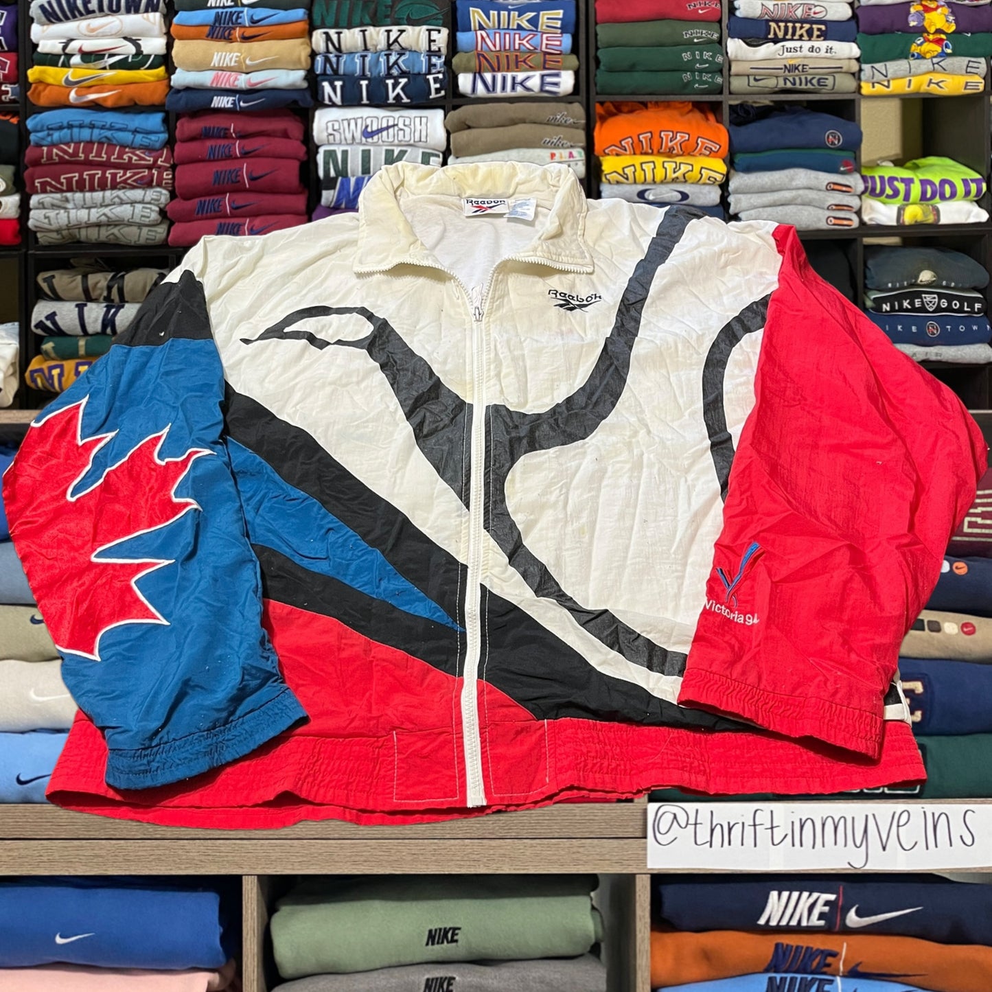 90s Canada nhl hockey jacket