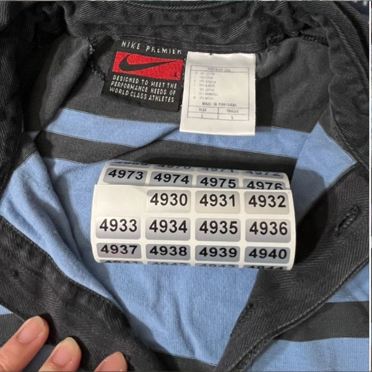 90s Nike premier soccer collar shirt