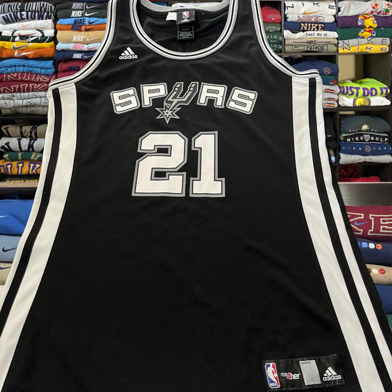 Y2K Tim Duncan San Antonio spurs jersey