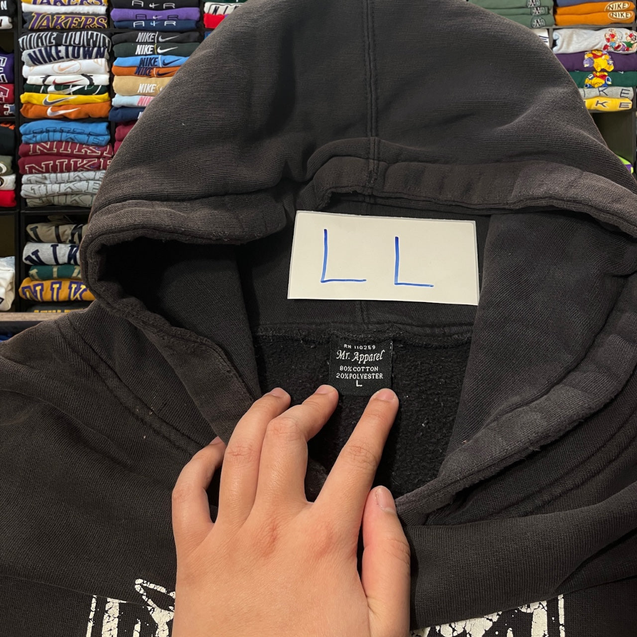 West coast chopper style surfer hoodie