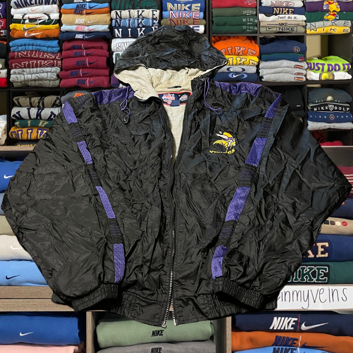90s Minnesota Vikings nfl football jacket