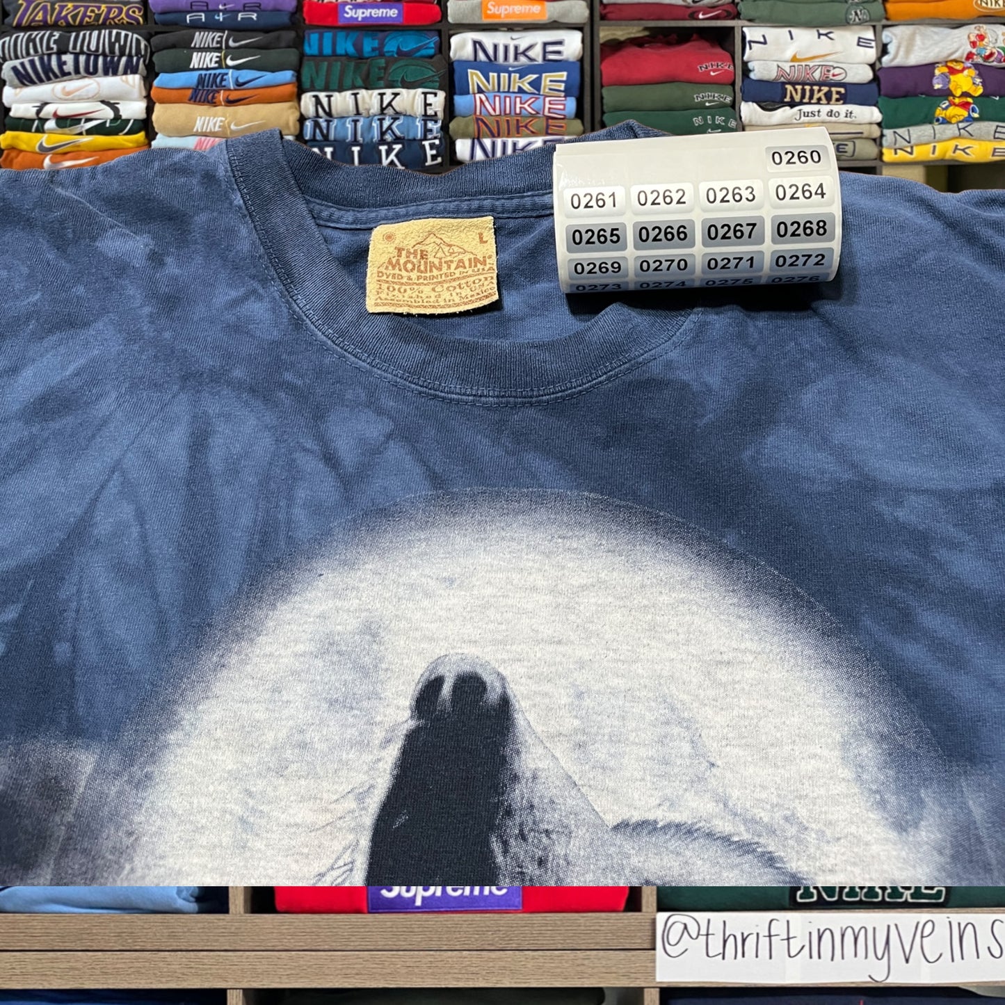 vintage y2k wolf nature shirt