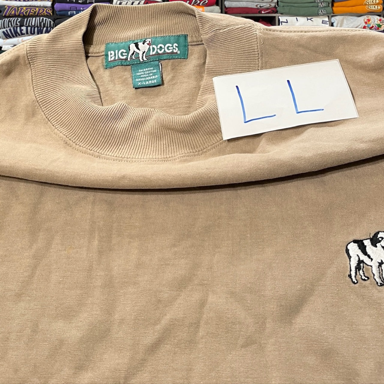 Vtg big dogs long sleeve sweater