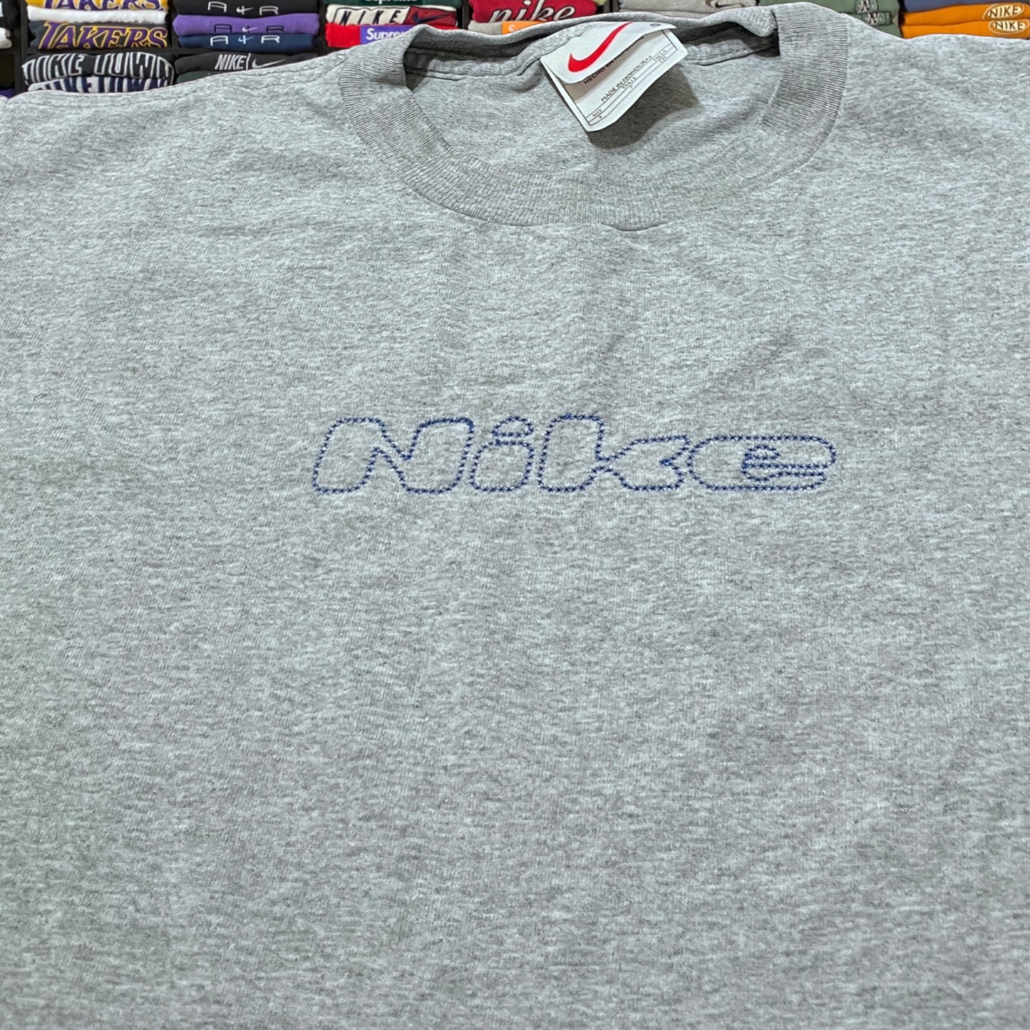 90s nike grey shirt (small)