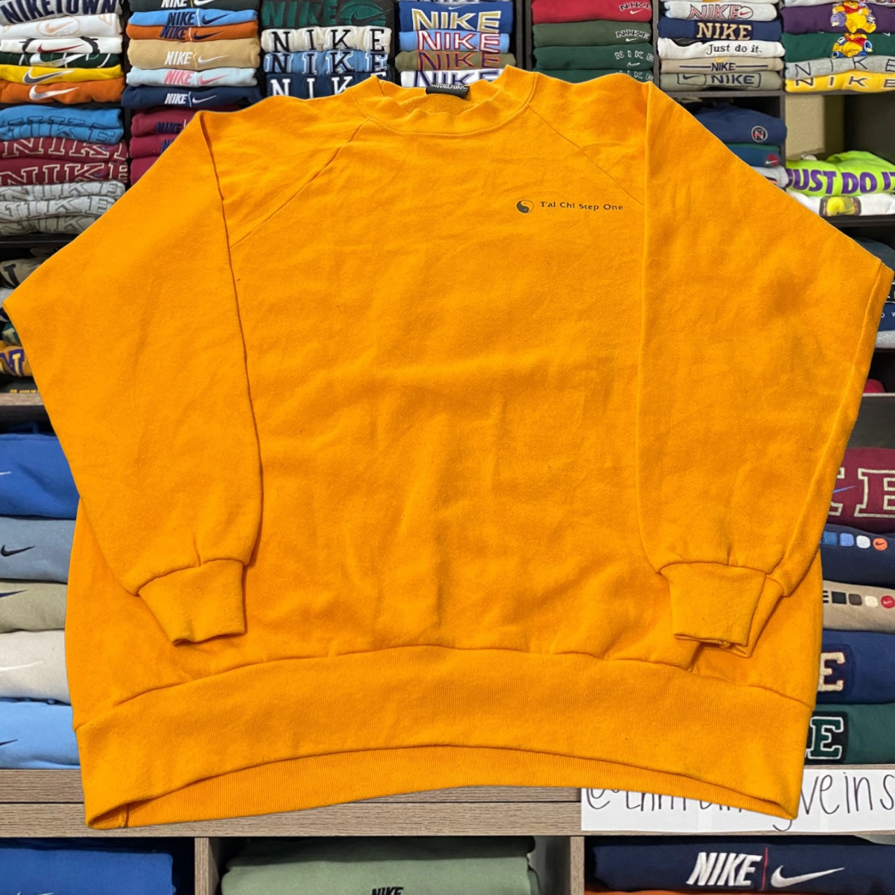 80s tai chi kung fu sweater