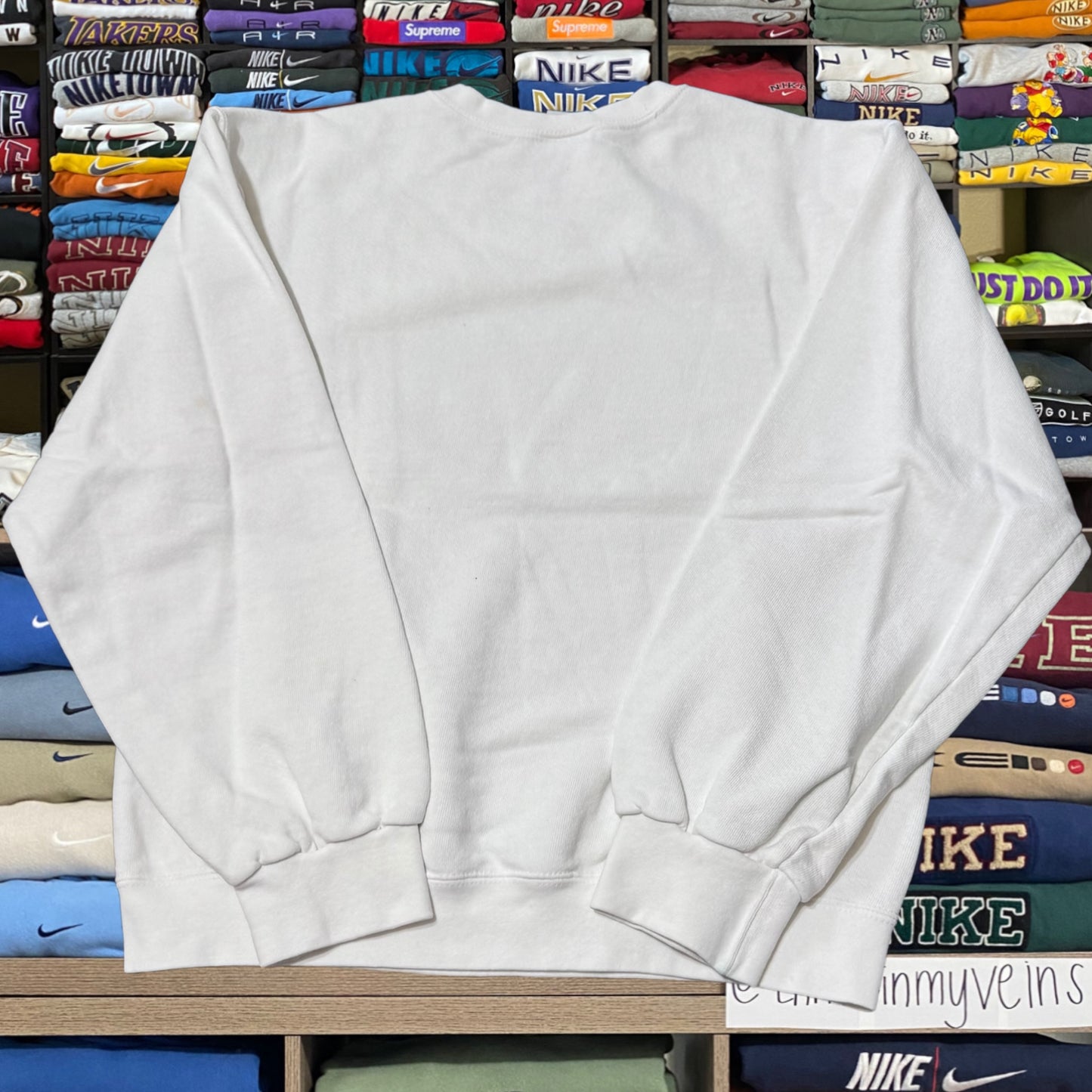 90s Nike athletic white sweater