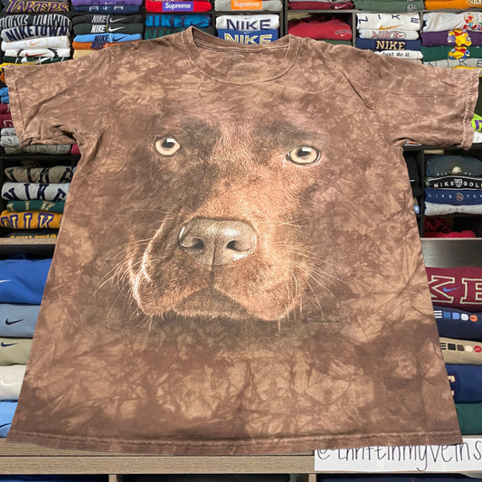 vintage the mountains dig all over print shirt