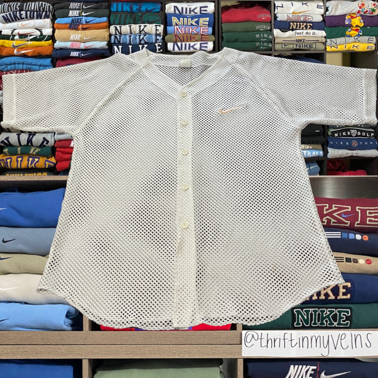 90s rare Nike mesh button up, have not seen another