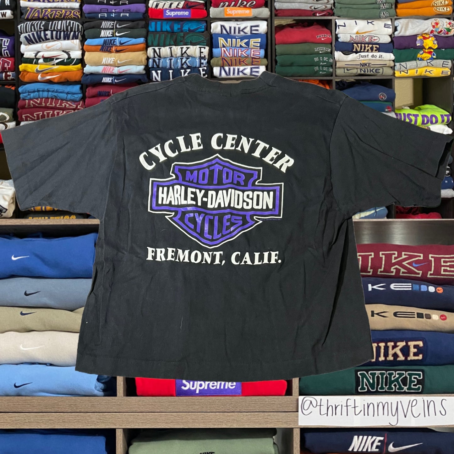 90s Harley Davidson’s biker motorcycle