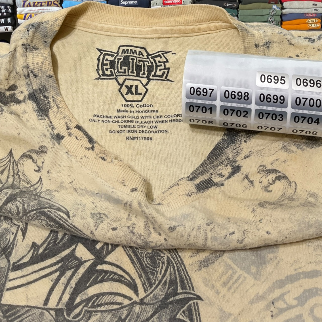 Vintage mma elite shirt