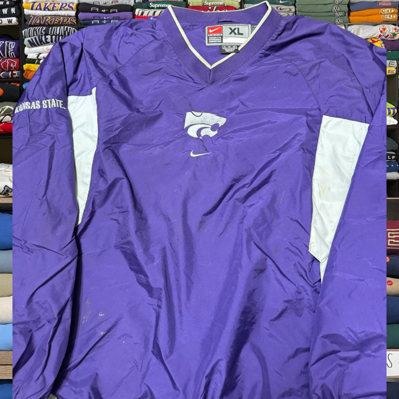 y2k kansas city x nike pull over (xlarge)