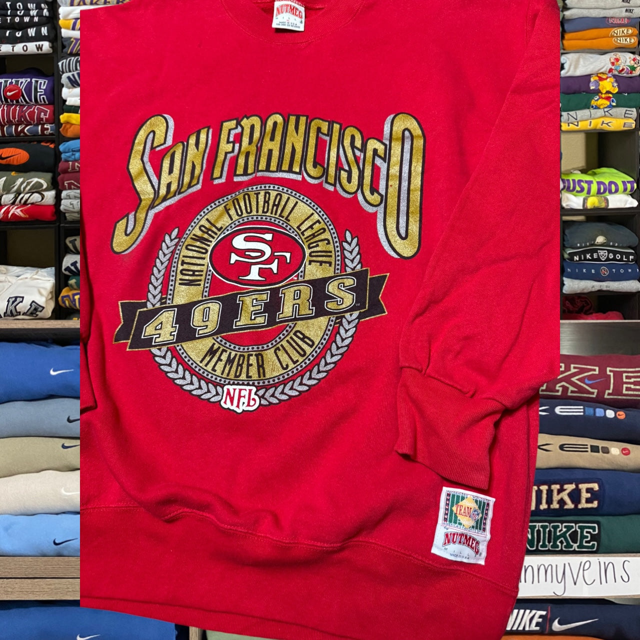 90s 49ers nfl sweater (xlarge)