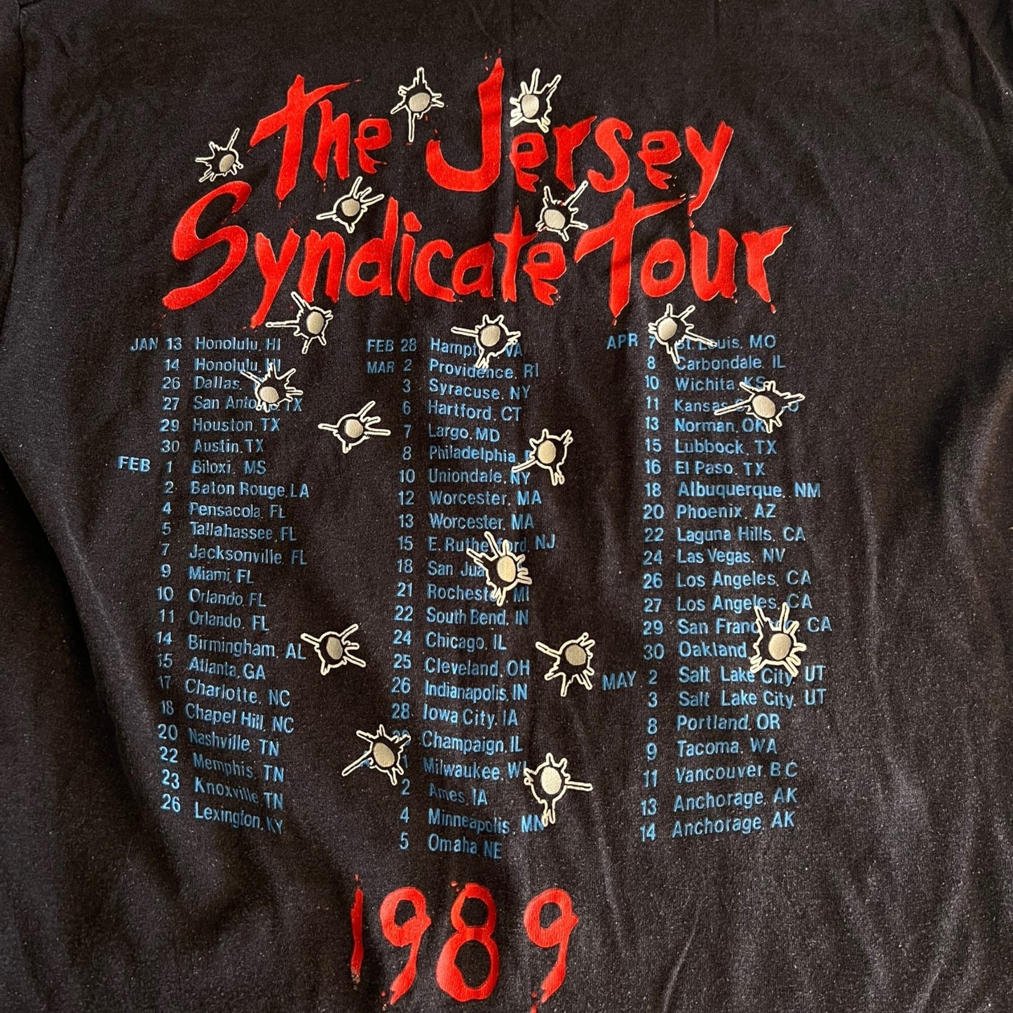 Vtg 1989 Bon Jovi tour brother hood shirt