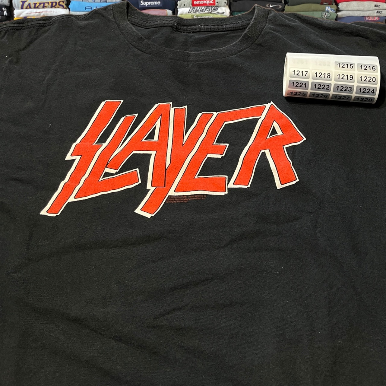 Y2K slayers band tee shirt