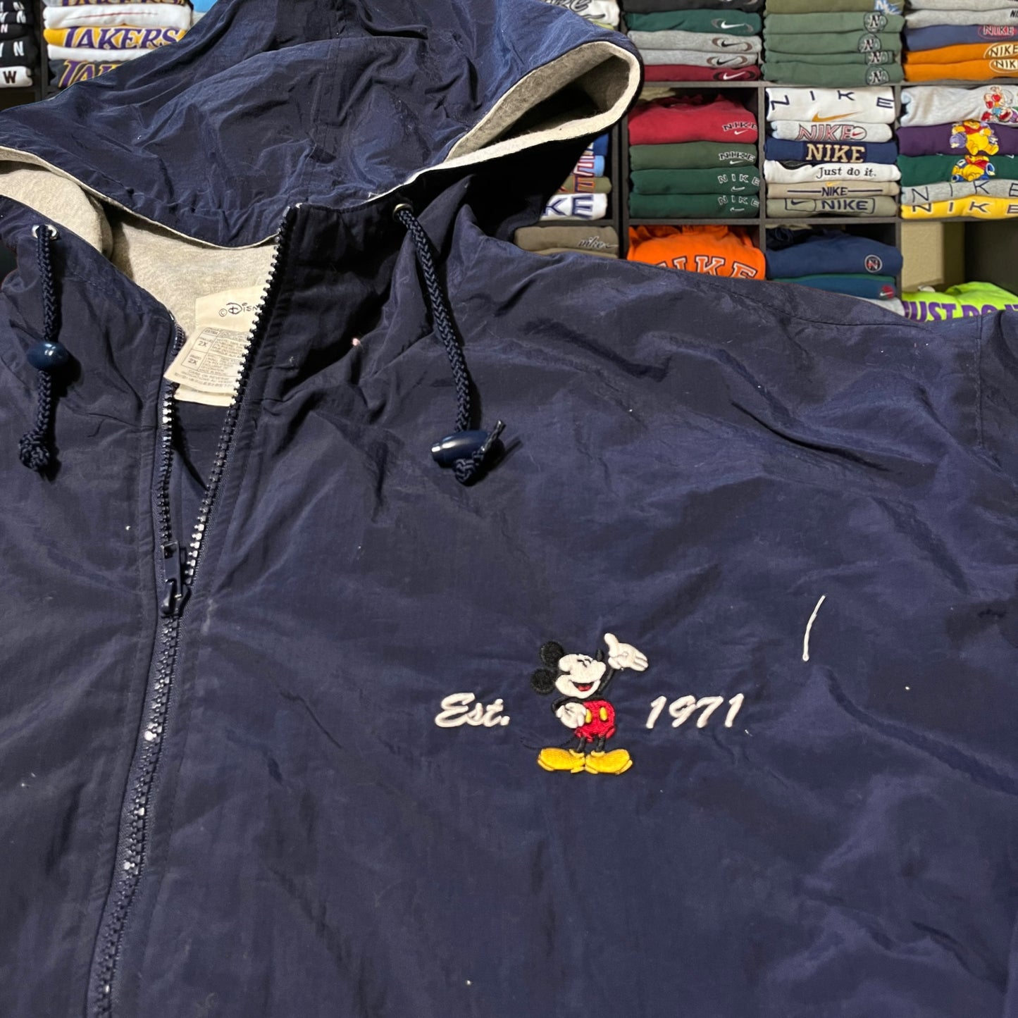 90s Mickey Mouse puffer jacket