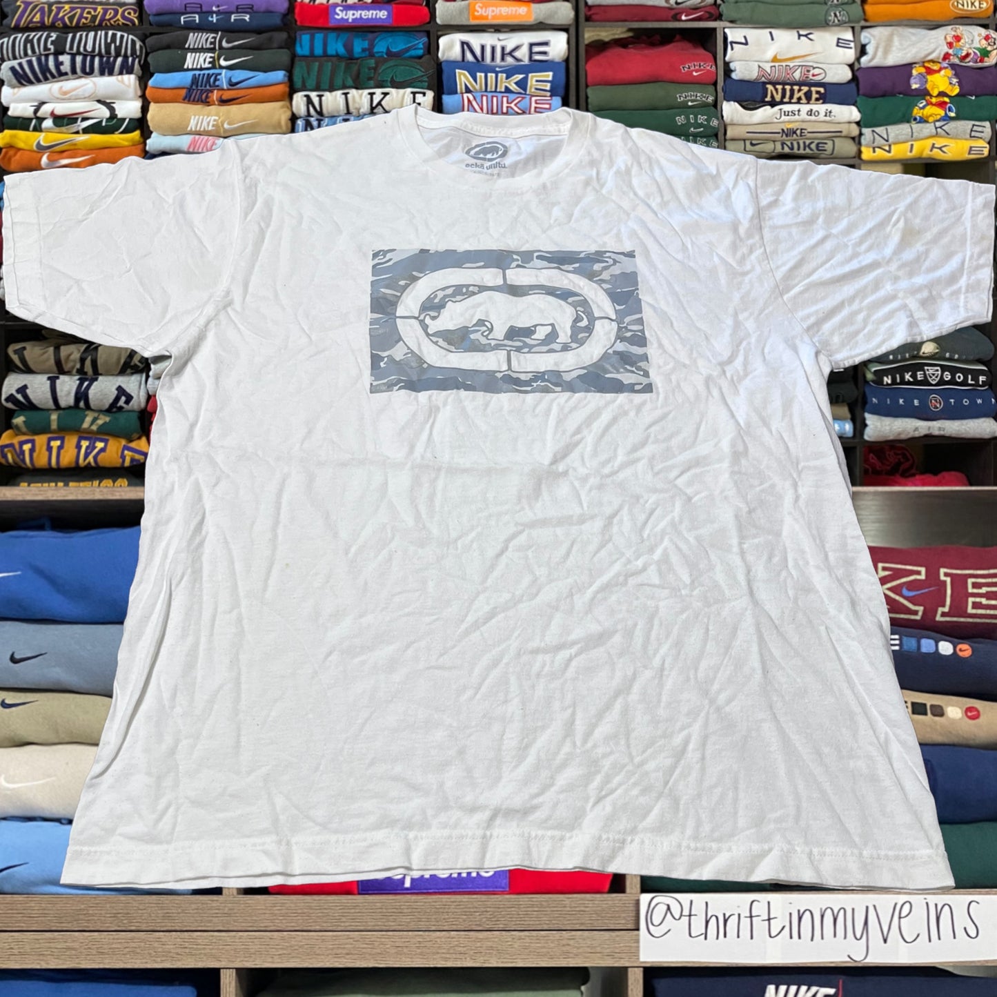 Y2K Ecko unlimited white shirt