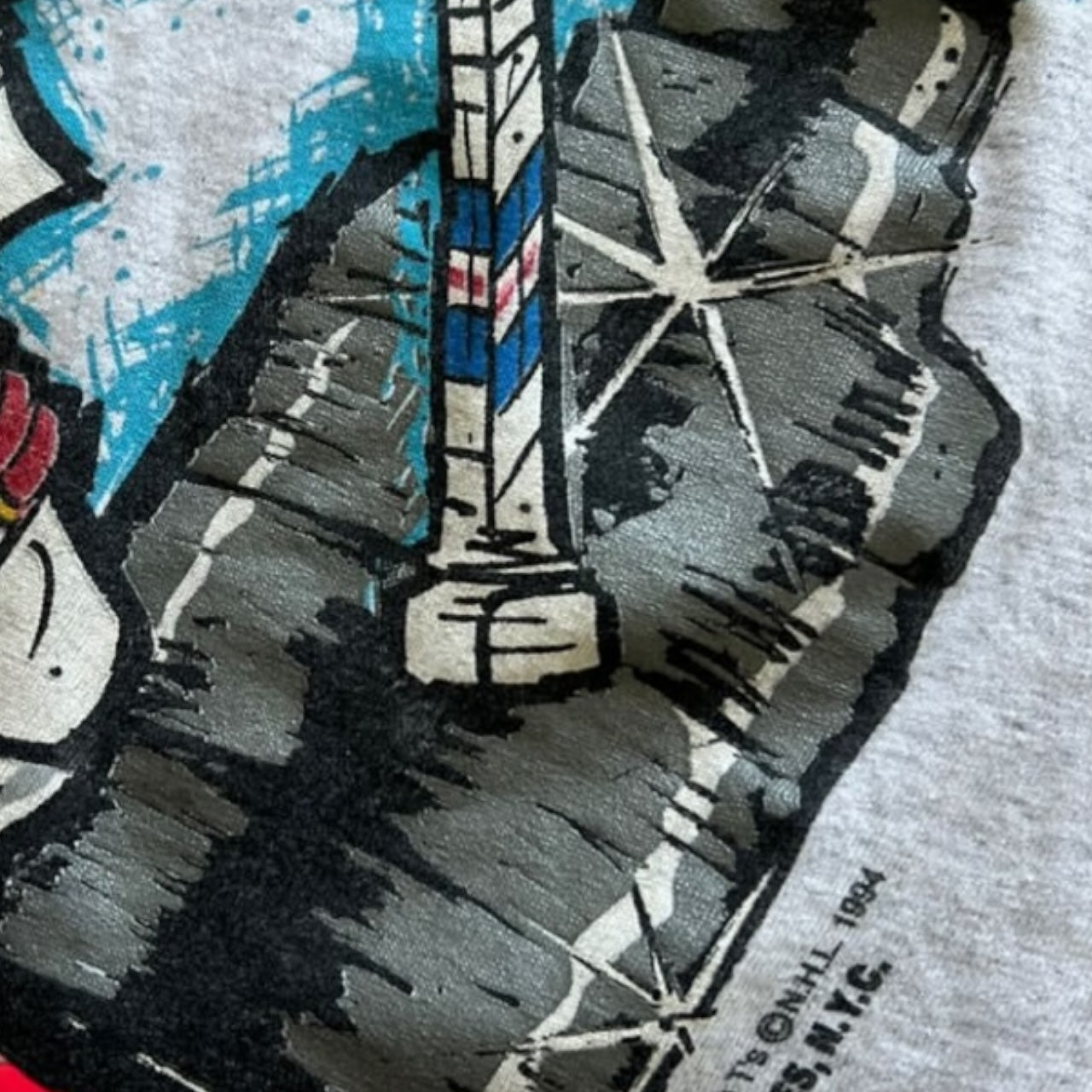 1994 New York rangers nhl hockey shirt ( large )
