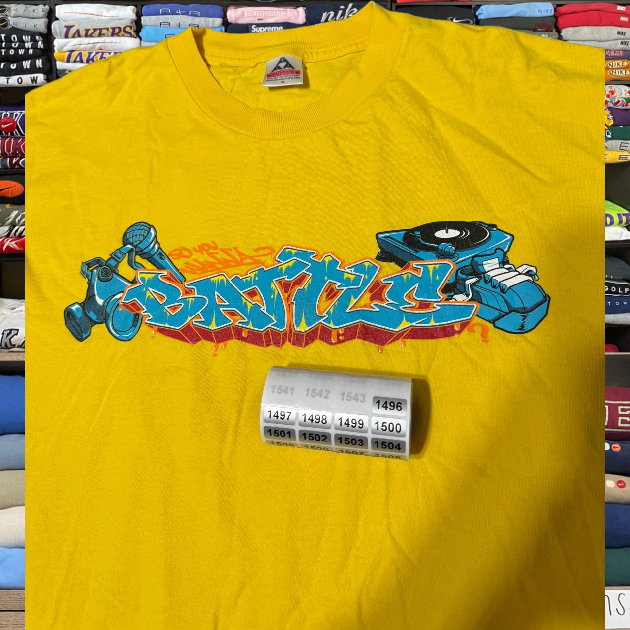 90s skater DJ shirt