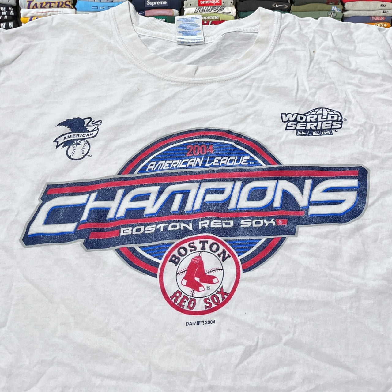 Vintage 2004 boston red sox mlb baseball shirt