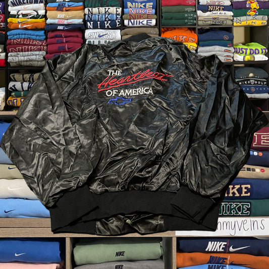 90s Chevy satin jacket