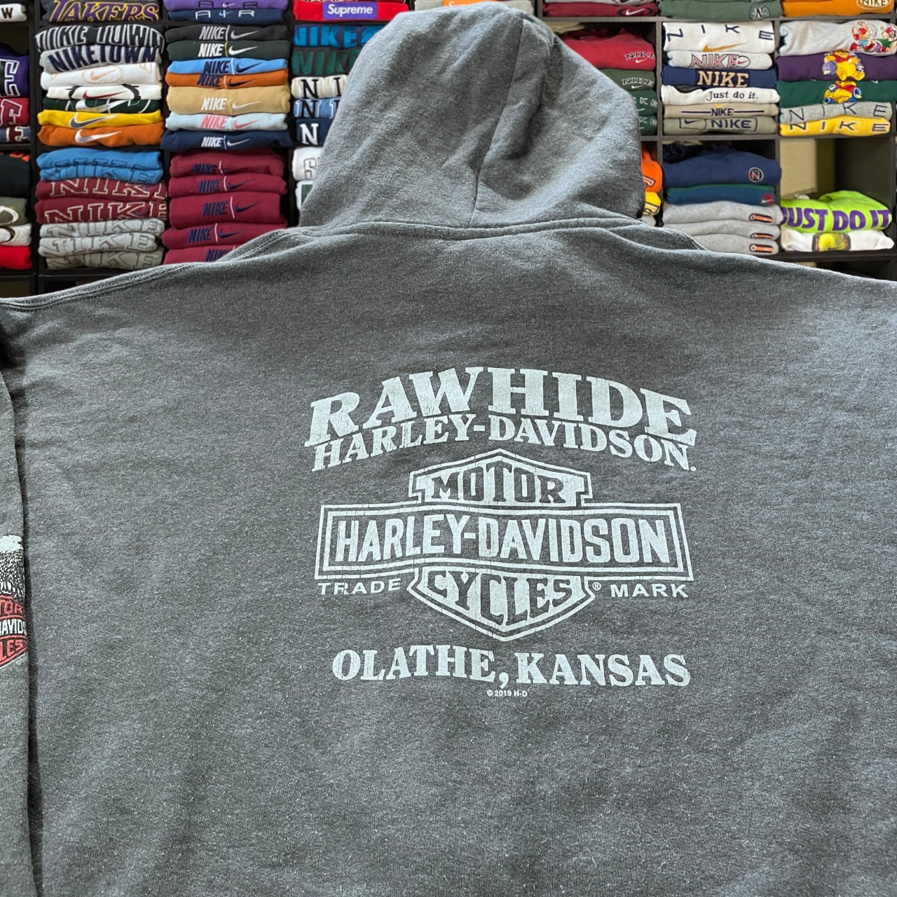 Harley Davidson USMC full zip hoodie