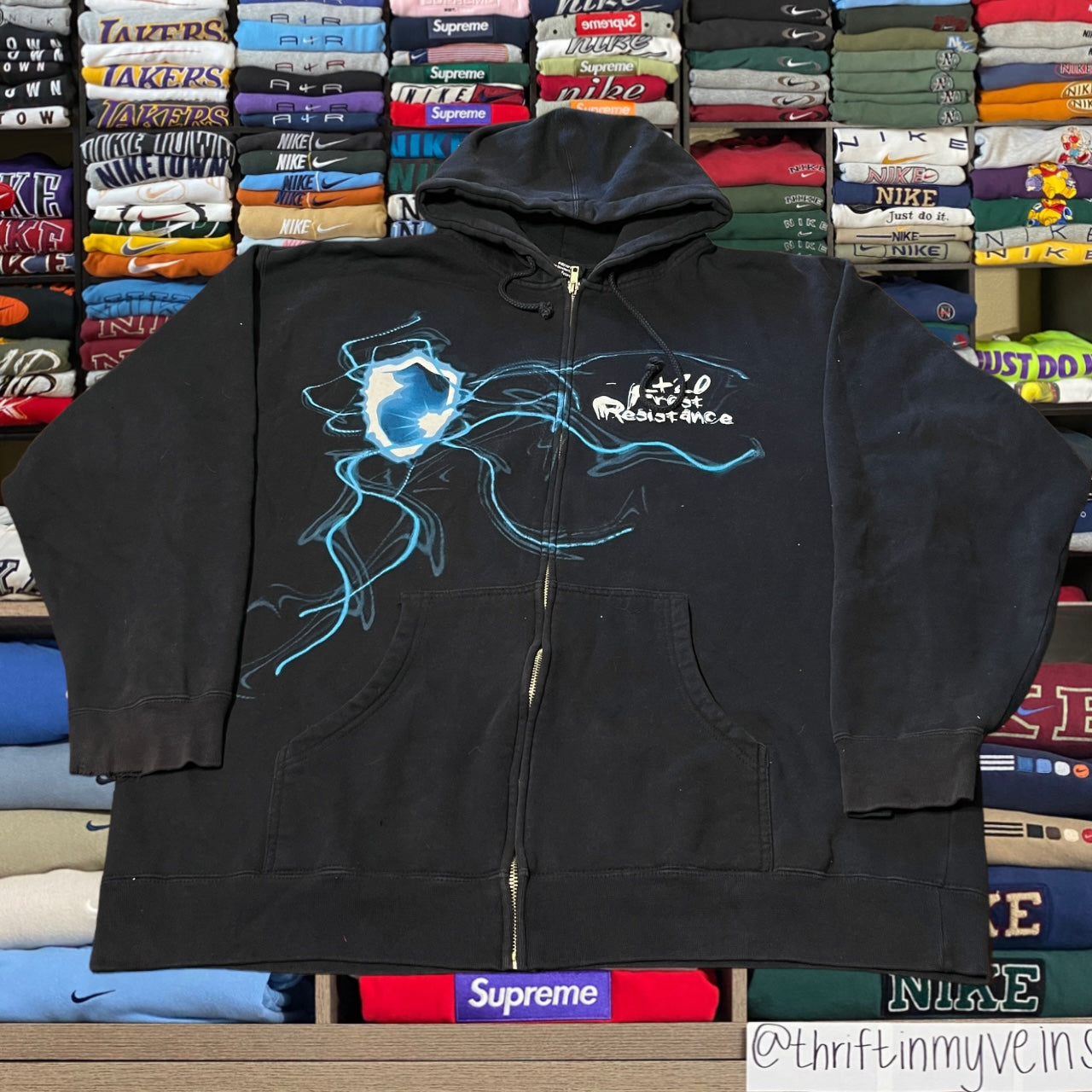 Y2K skater frost resistance full zip jacket