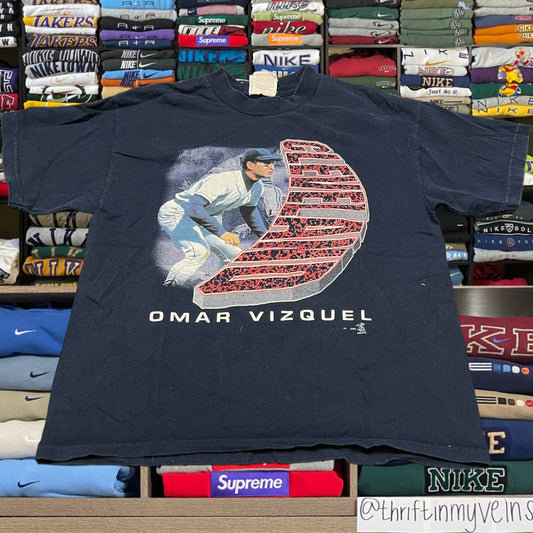 90s Cleveland Indians mlb baseball shirt