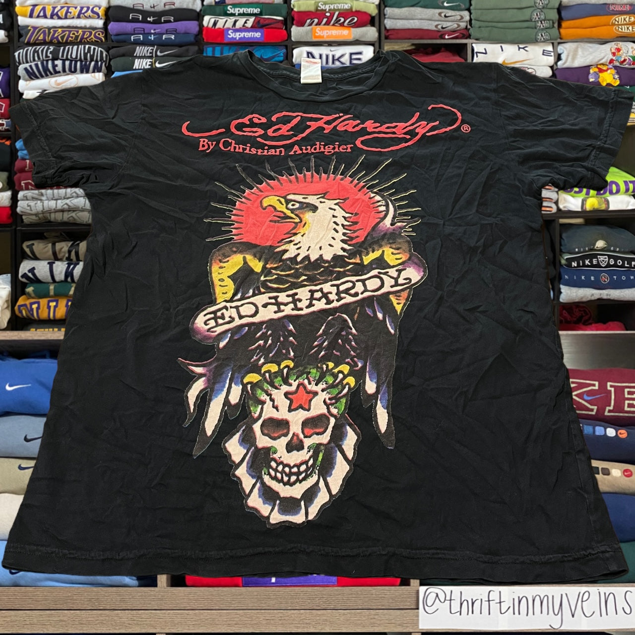 Ed hardy skeleton shirt