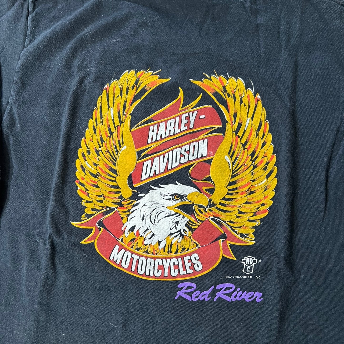 1993 harley biker shirt ( large )