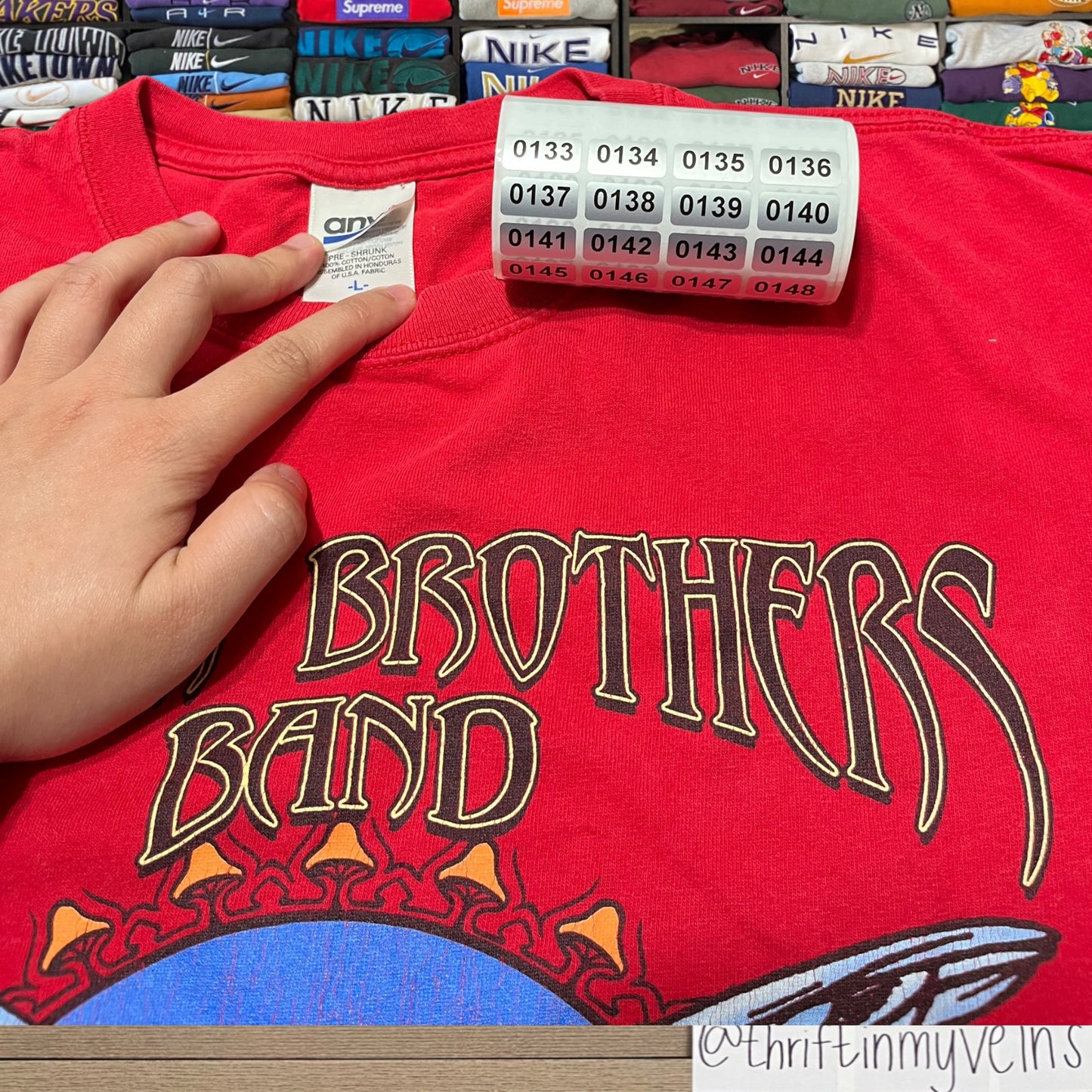 Y2K 2005 allman brothers band tour shirt