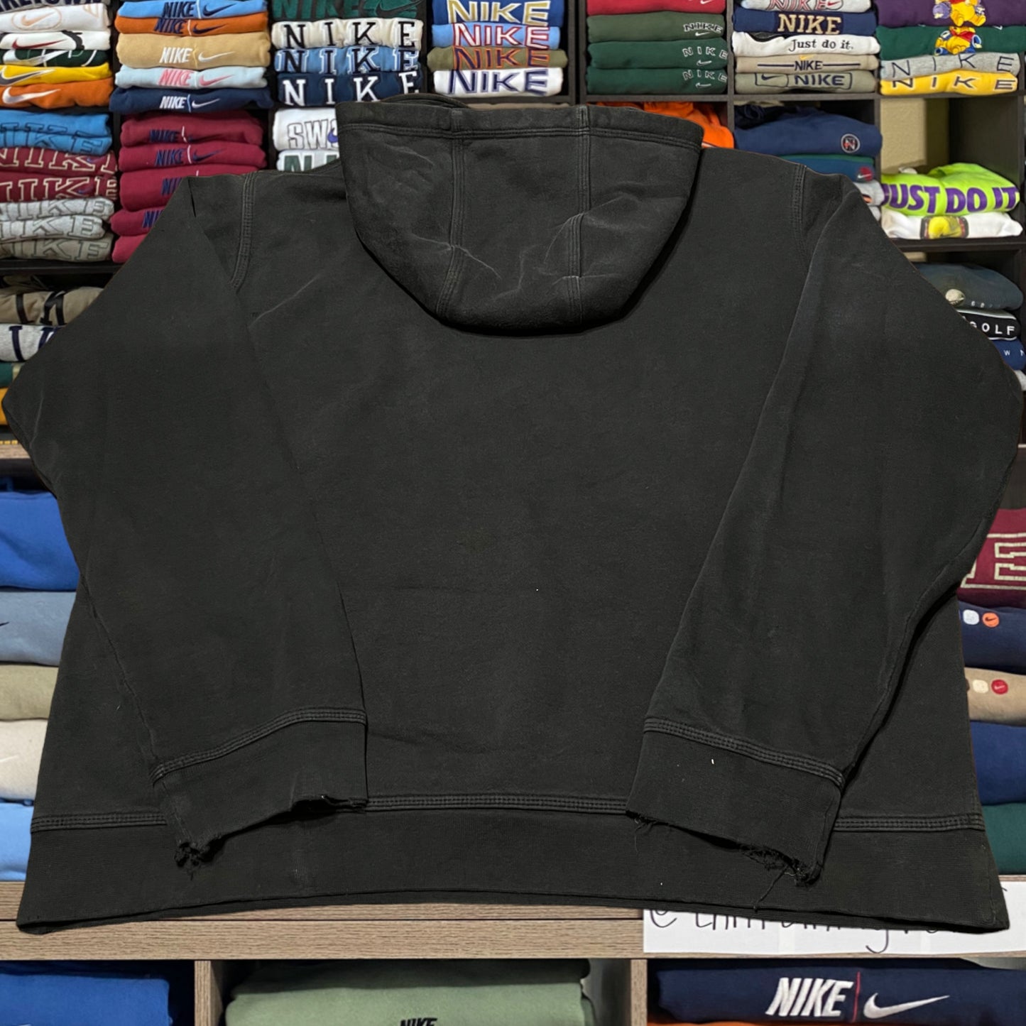 black nike hoodie (large)