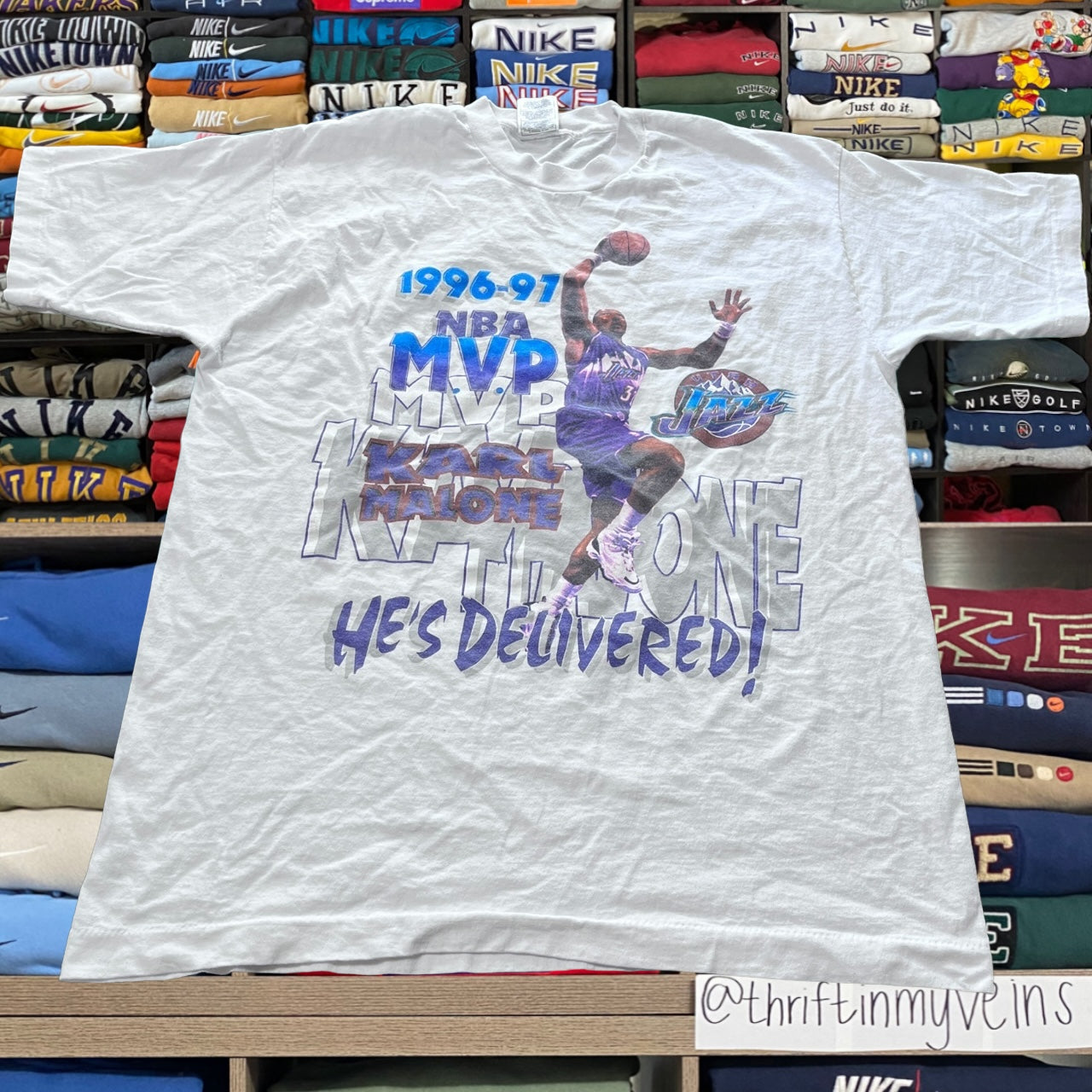 1997 Karl Malone nba basketball mvp ( large )