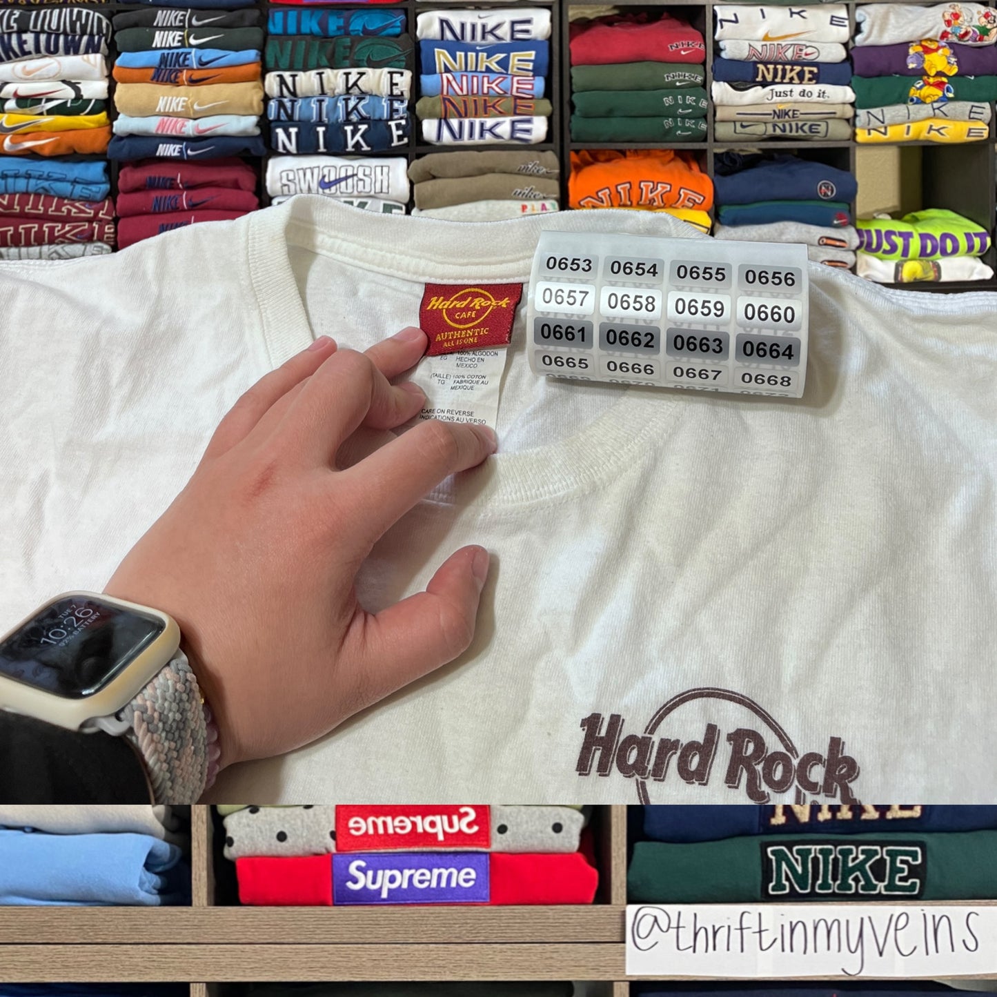 hard rock cafe shirt (xlarge)