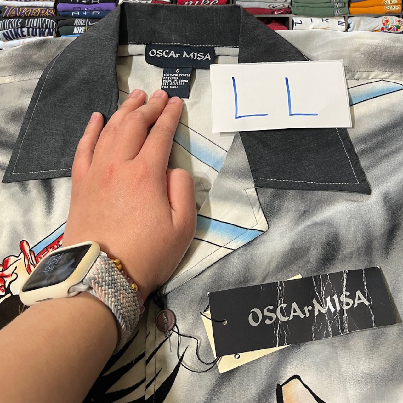 90s samurai button up
