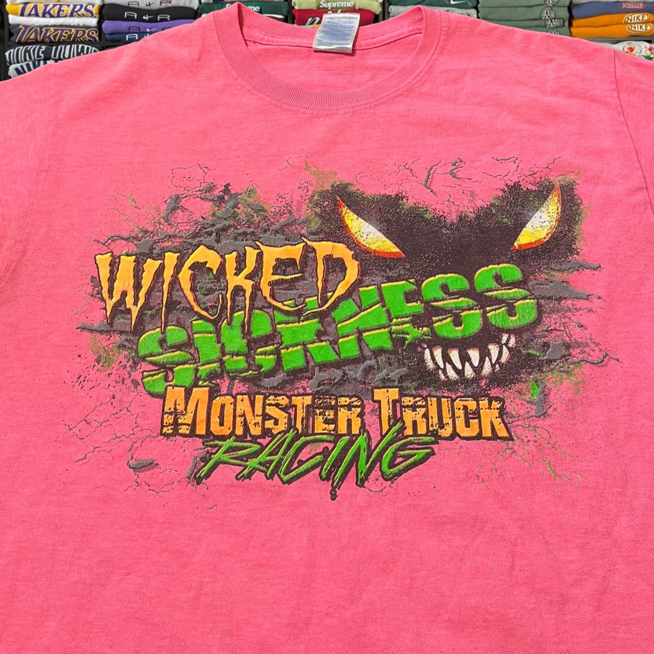 Y2K monster truck pink wicked sickness