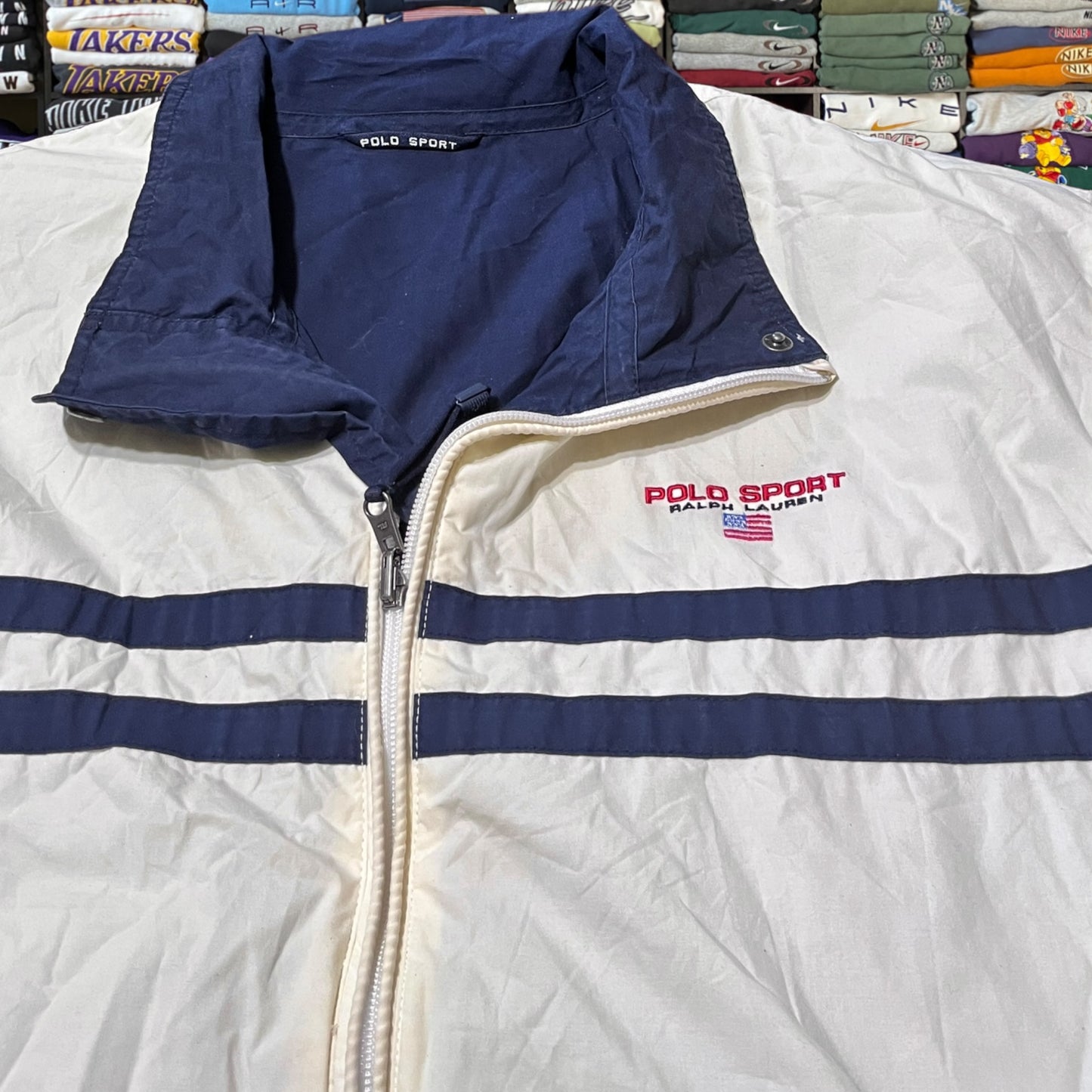 90s reversible polo sport jacket
