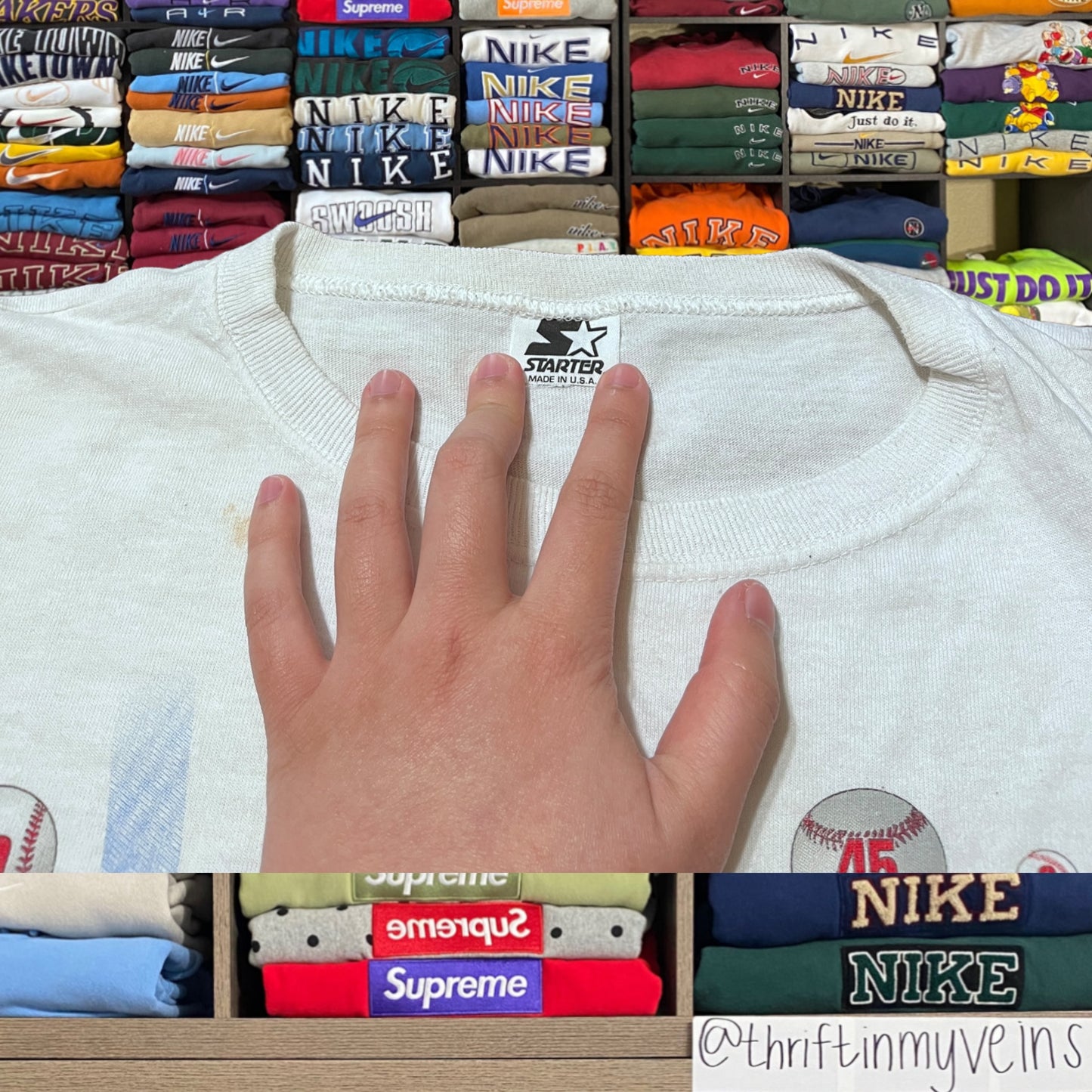 90s mlb baseball starter shirt