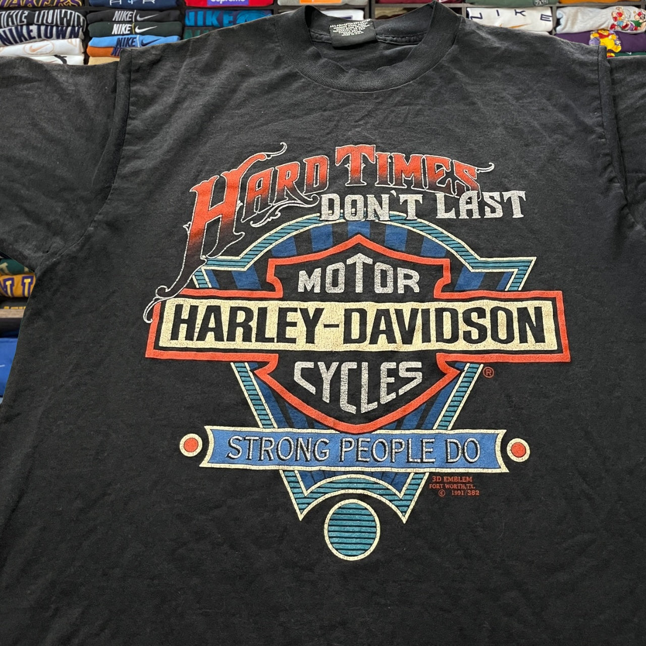 Vintage 1991 Harley Davidson biker motorcycle shirt