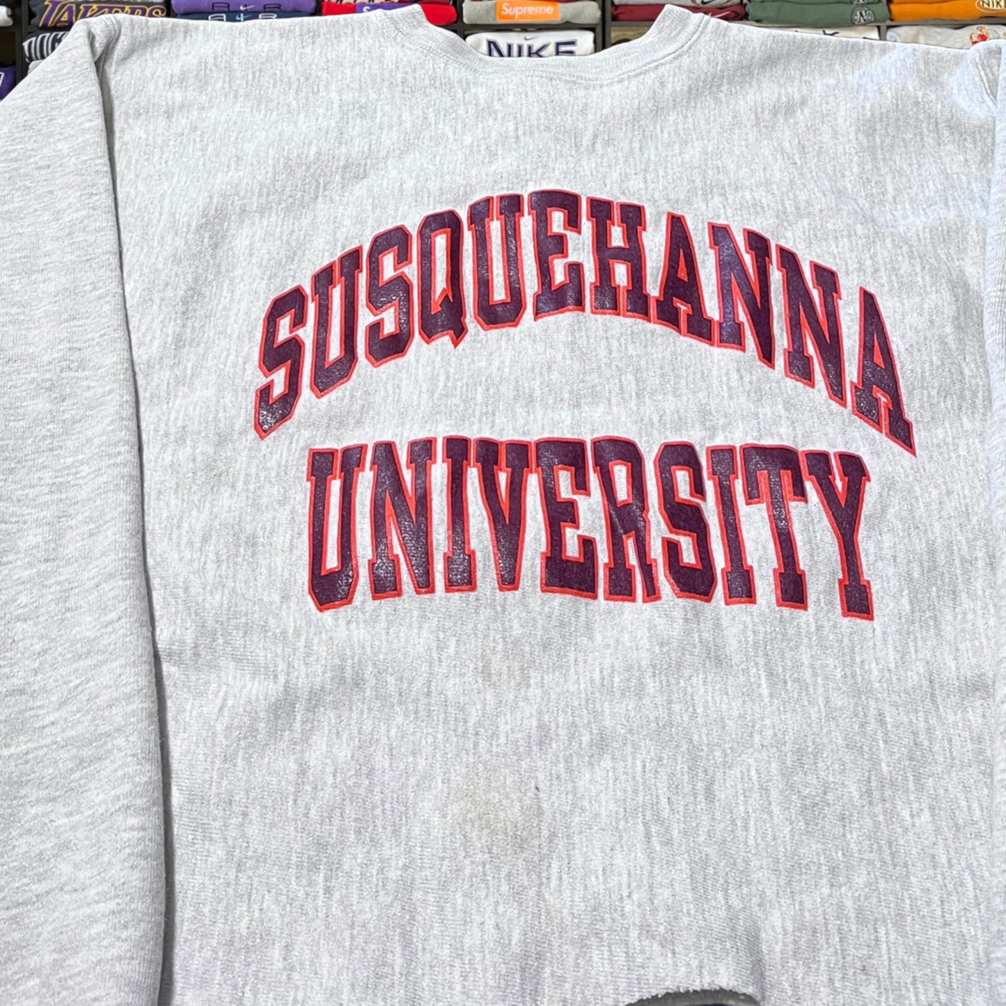90s Susquehanna university reverse weave champion