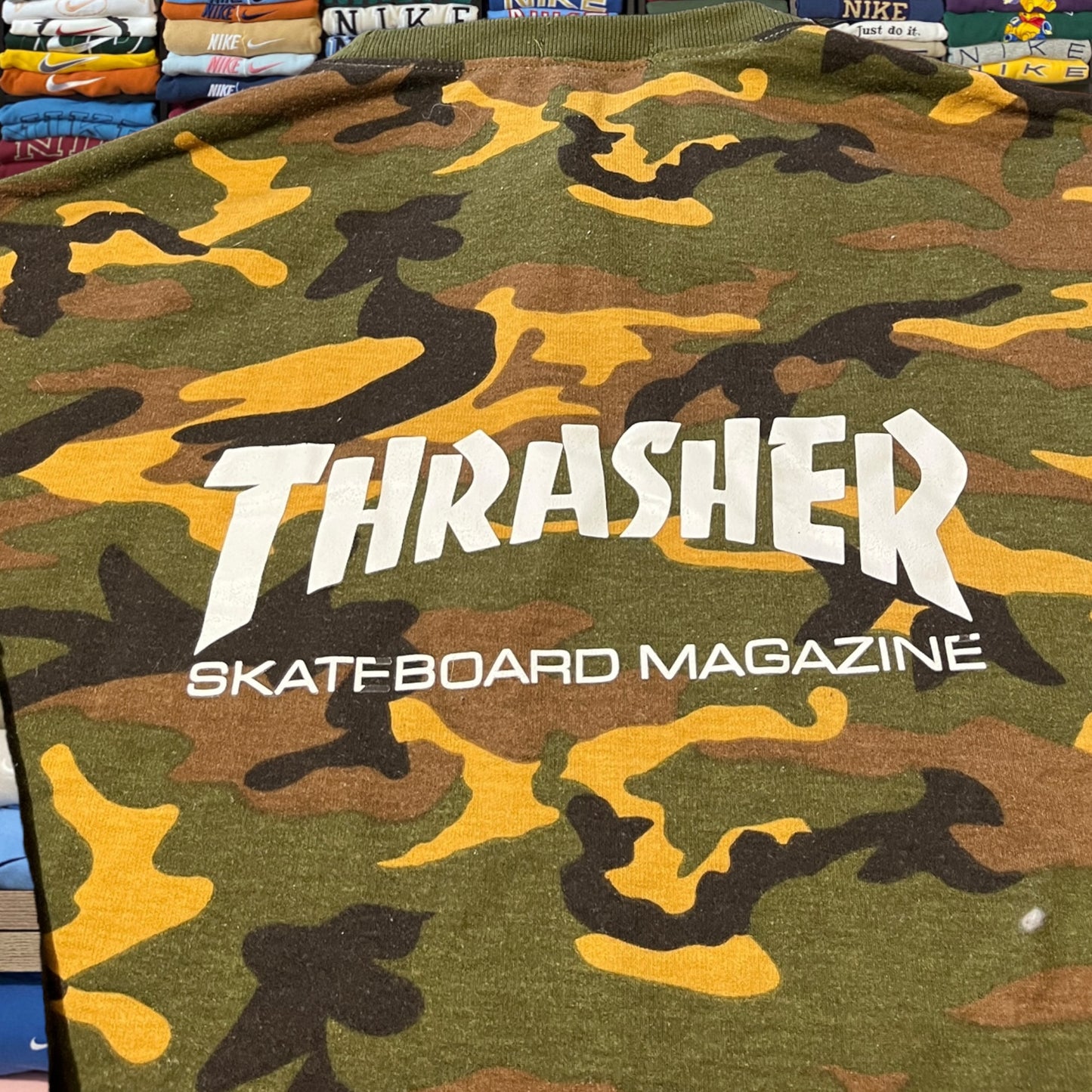 Thrasher camo hoodie