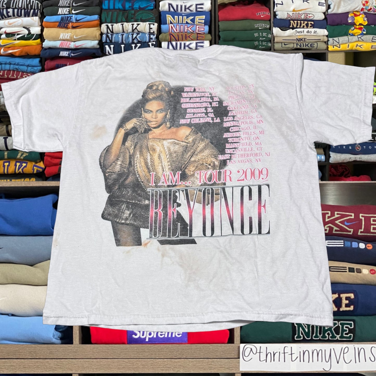 Beyoncé 2009 tour shirt