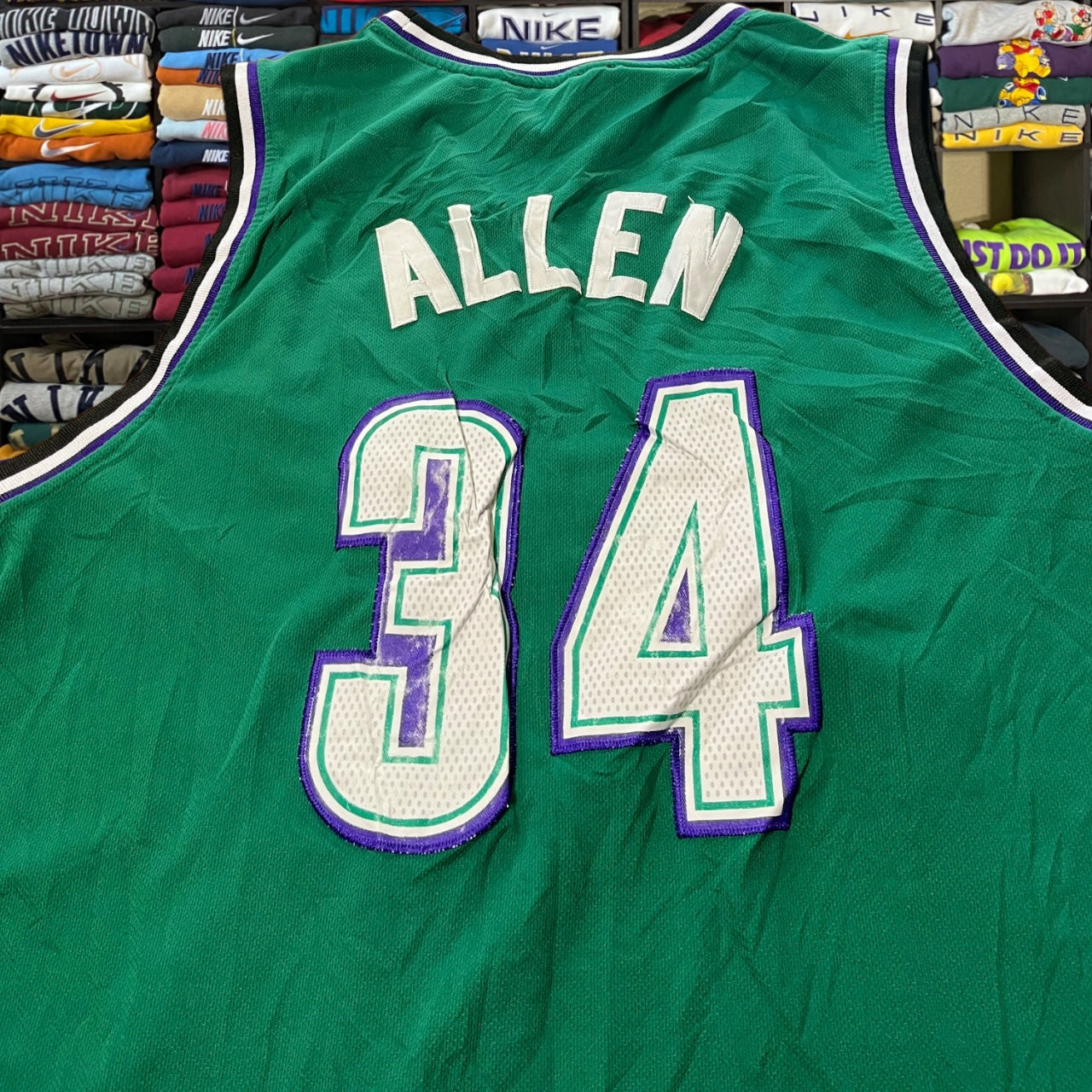 Y2K ray Allen Milwaukee bucks nba basketball jersey
